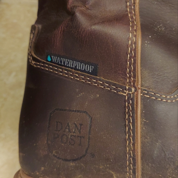 Dan Post Thunderhead Waterproof Leather boots Men's 9 1/2W - Picture 6 of 7